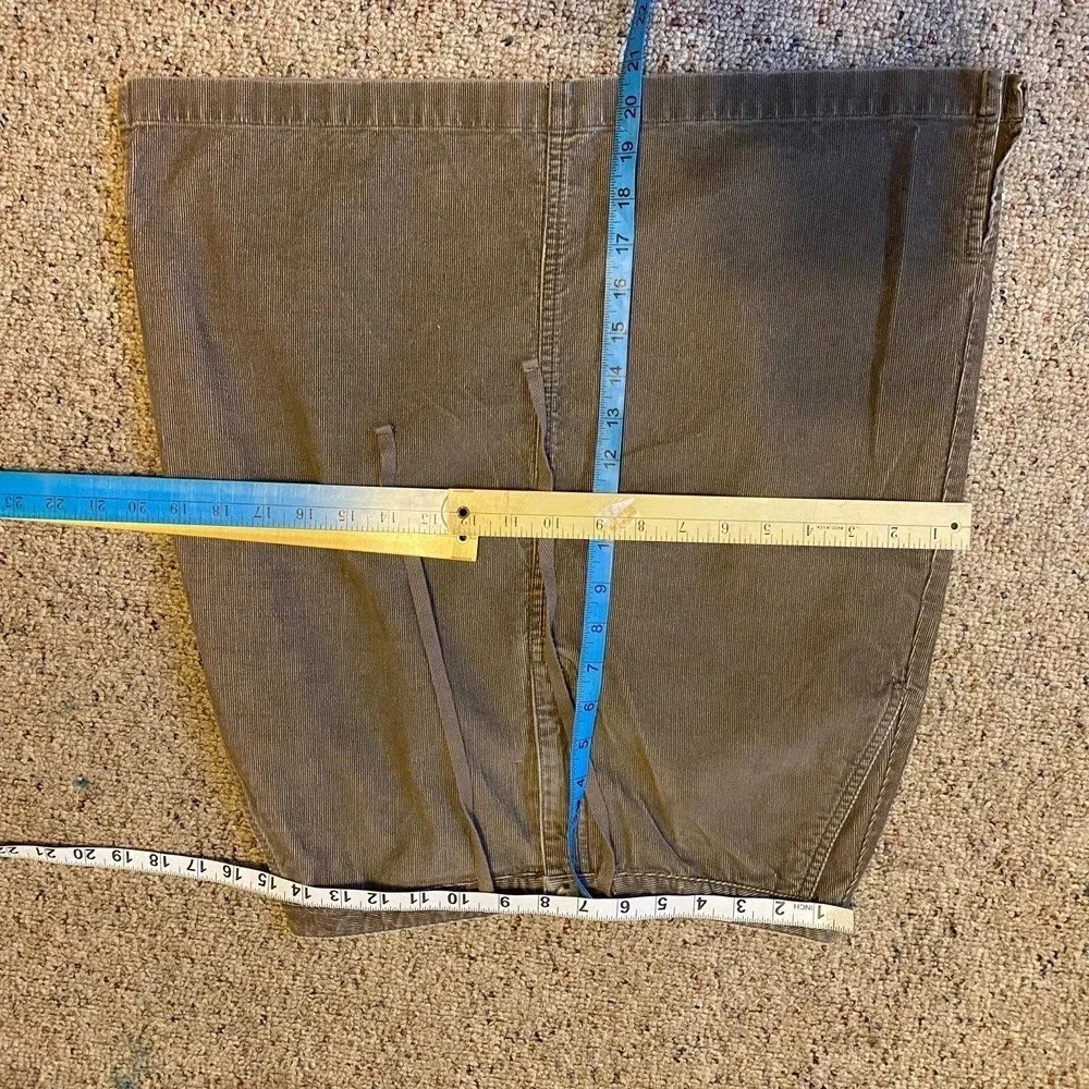 Eddies Bauer 100% Cotton Corduroy Short Skirt Women Size 6 Pockets - Picture 3 of 5